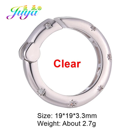 Rhinestone Carabiner Clasp for Jewellery Making — product view 22