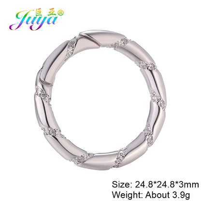 Rhinestone Carabiner Clasp for Jewellery Making — product view 32