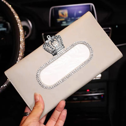 Car interior supplies car tissue box creative sun visor hanging sunroof seat back tissue box high-end - Silvana & Osmany CanXport Fashion Finds