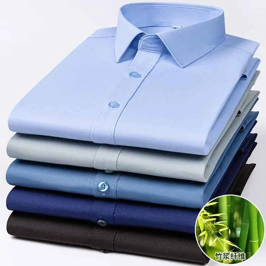 Men's Slim-Fit Long-Sleeve Shirt