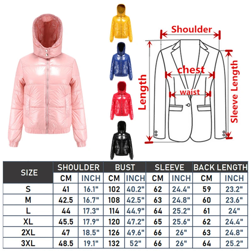 Women's Hooded Padded Winter Jacket — original product gallery image 5