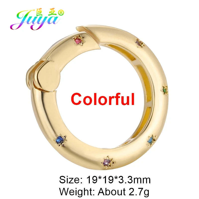Rhinestone Carabiner Clasp for Jewellery Making — product view 21