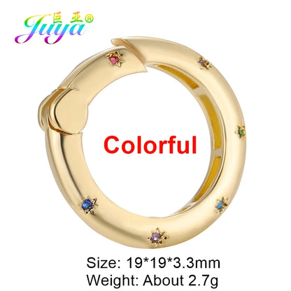 Rhinestone Carabiner Clasp for Jewellery Making — product view 21
