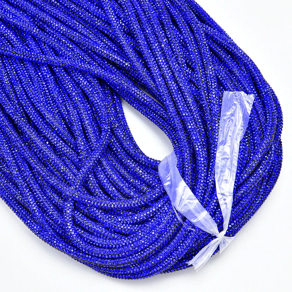 Crystal Rhinestone Drawstring Cord & Aglet Accessories — product view 3