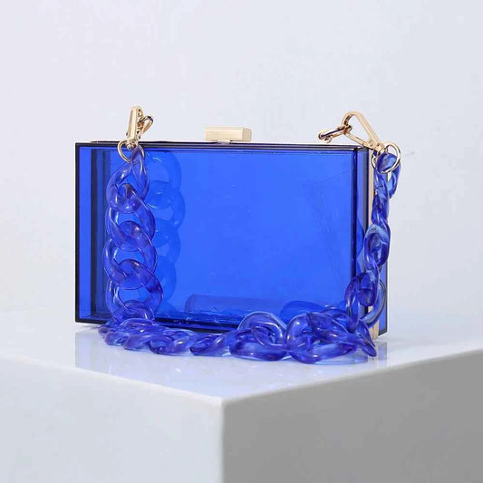 Women's Acrylic Mini Crossbody Clutch