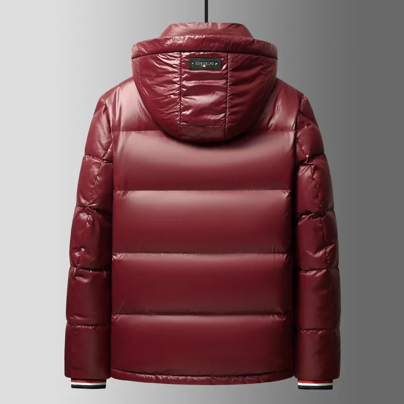Men's Hooded Zip-Up Winter Jacket — original product gallery image 4