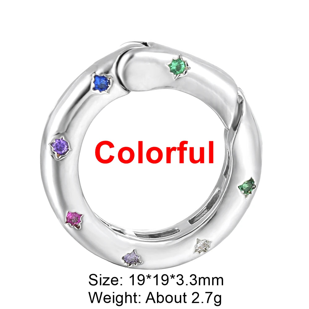 Rhinestone Carabiner Clasp for Jewellery Making — product view 20