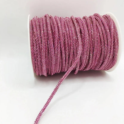 Crystal Rhinestone Cotton Cord — 5/6 mm, 50 yd — product view 23