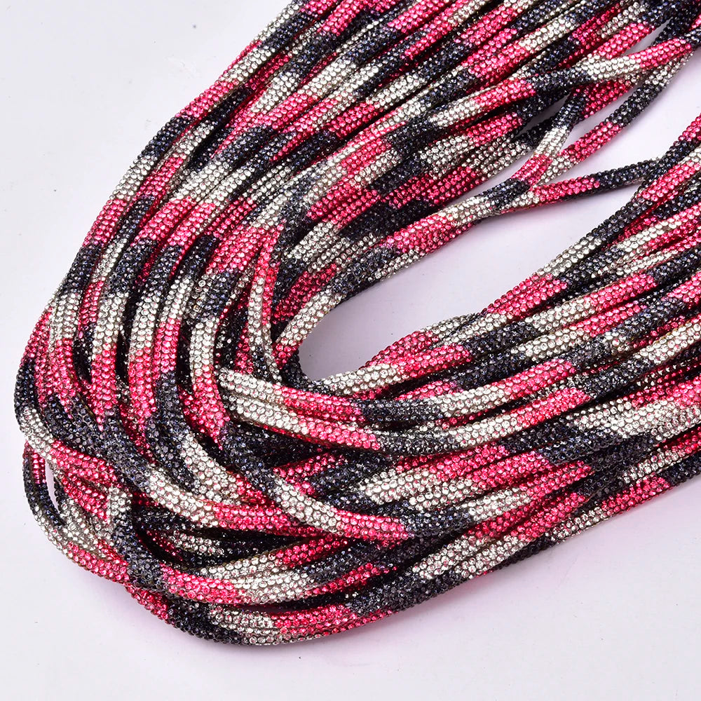 Crystal Rhinestone Drawstring Cord & Aglet Accessories — product view 7