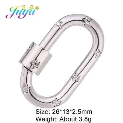 Rhinestone Carabiner Clasp for Jewellery Making — product view 36