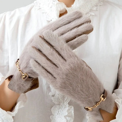 Winter Gloves with Fur-Style Trim — original product gallery image 7