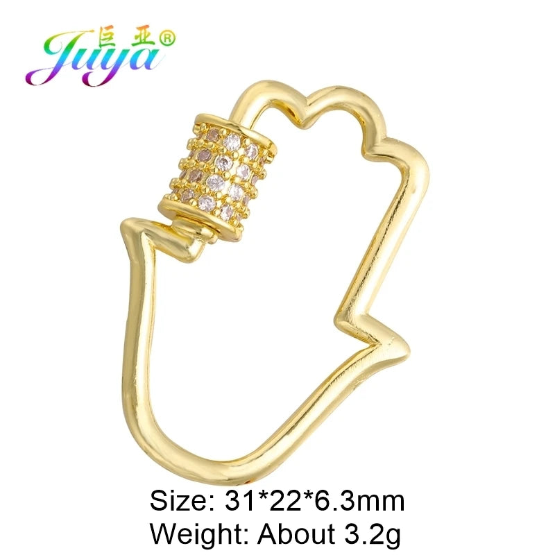 Rhinestone Carabiner Clasp for Jewellery Making — product view 25