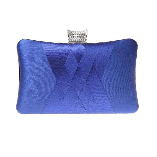 Women's Woven Two-Layer Evening Clutch