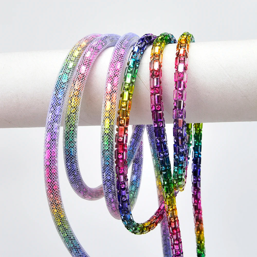 Crystal Rhinestone Cord Trim — 6 mm, 2 yd — product view 3