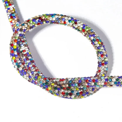Crystal Rhinestone Cotton Cord — 5/6 mm, 50 yd — product view 8