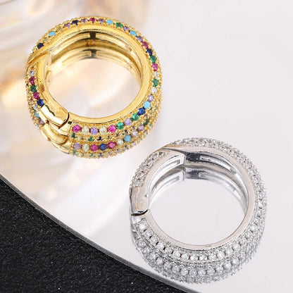 Rhinestone Carabiner Clasp for Jewellery Making — product view 5
