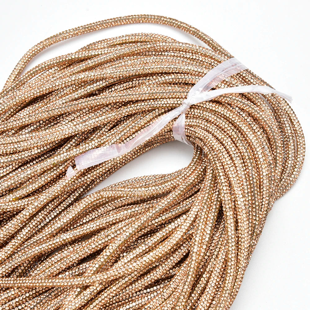 Crystal Rhinestone Drawstring Cord & Aglet Accessories — product view 19