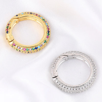 Rhinestone Carabiner Clasp for Jewellery Making — product view 4