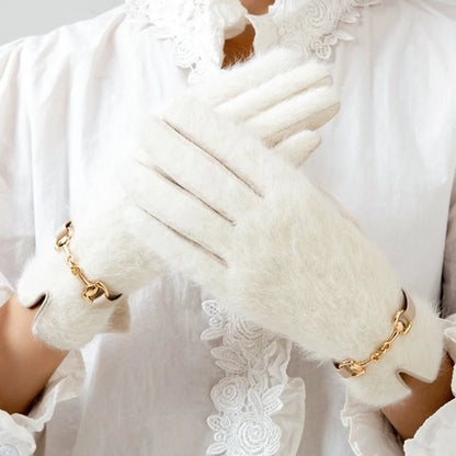 Winter Gloves with Fur-Style Trim — original product gallery image 8