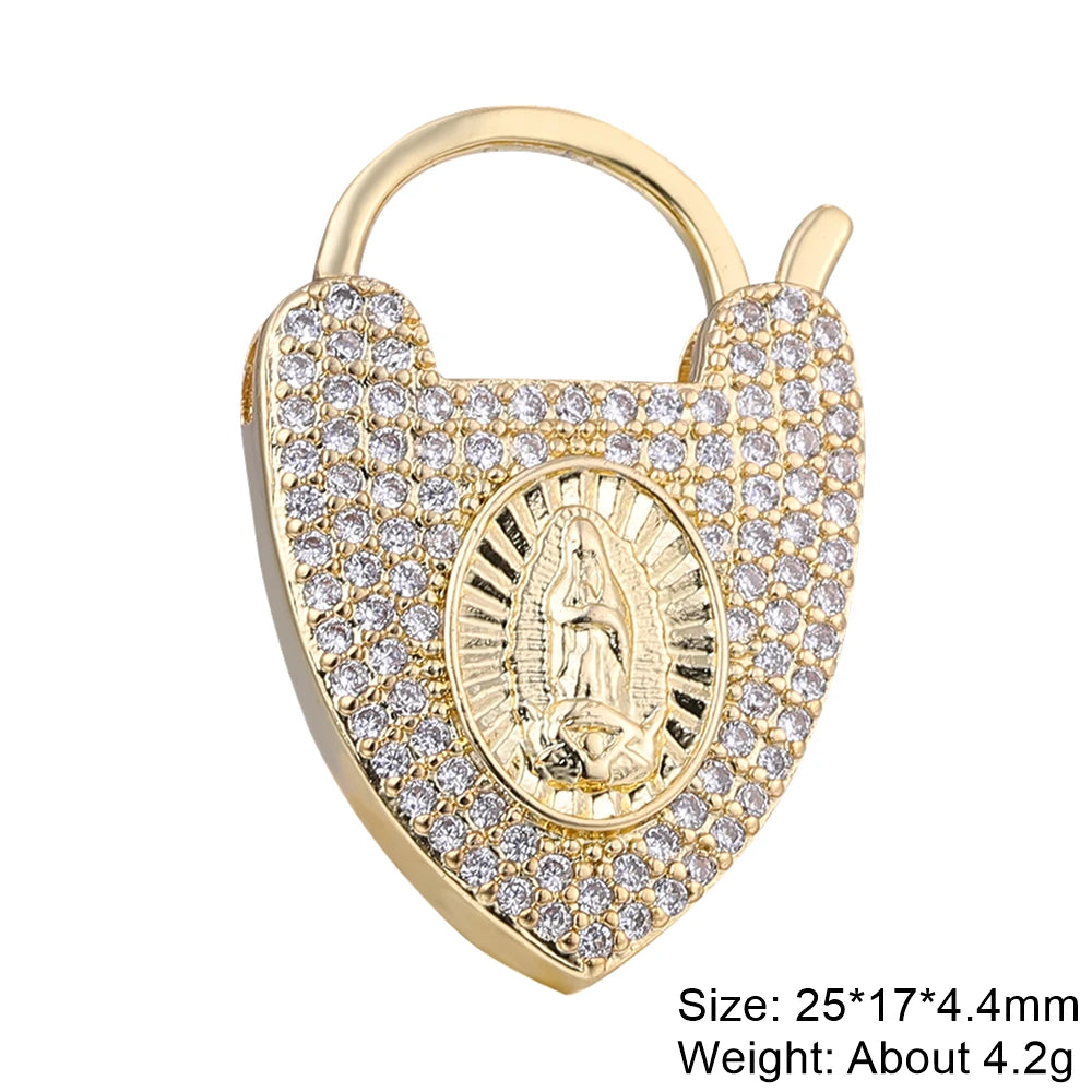 Rhinestone Carabiner Clasp for Jewellery Making — product view 44