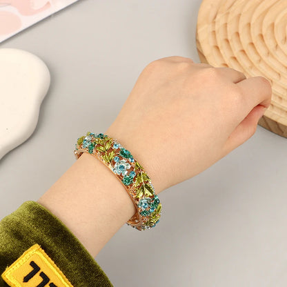 Women's Floral Openwork Cuff Bracelet — product view 4