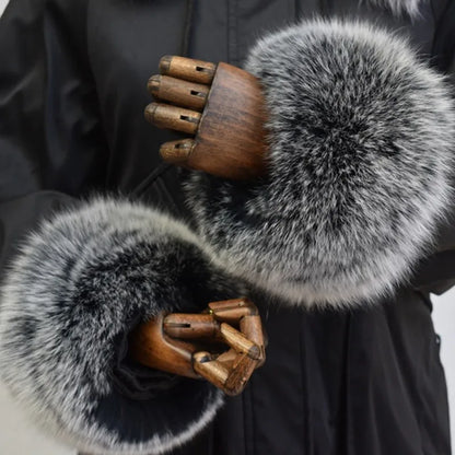 Women's Winter Fur-Style Cuff Trims — 30 cm Options