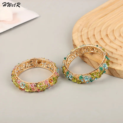 Women's Floral Openwork Cuff Bracelet — product view 1
