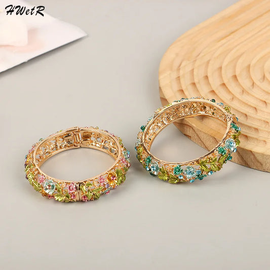 Women's Floral Openwork Cuff Bracelet — product view 1