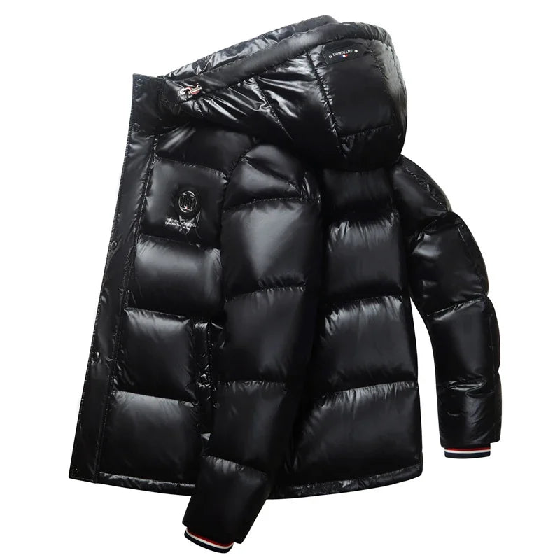 Men's Hooded Zip-Up Winter Jacket — original product gallery image 1
