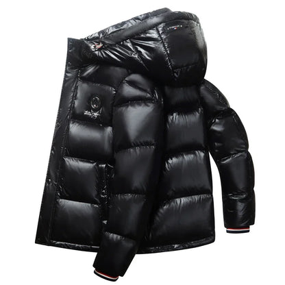 Men's Hooded Zip-Up Winter Jacket — original product gallery image 1