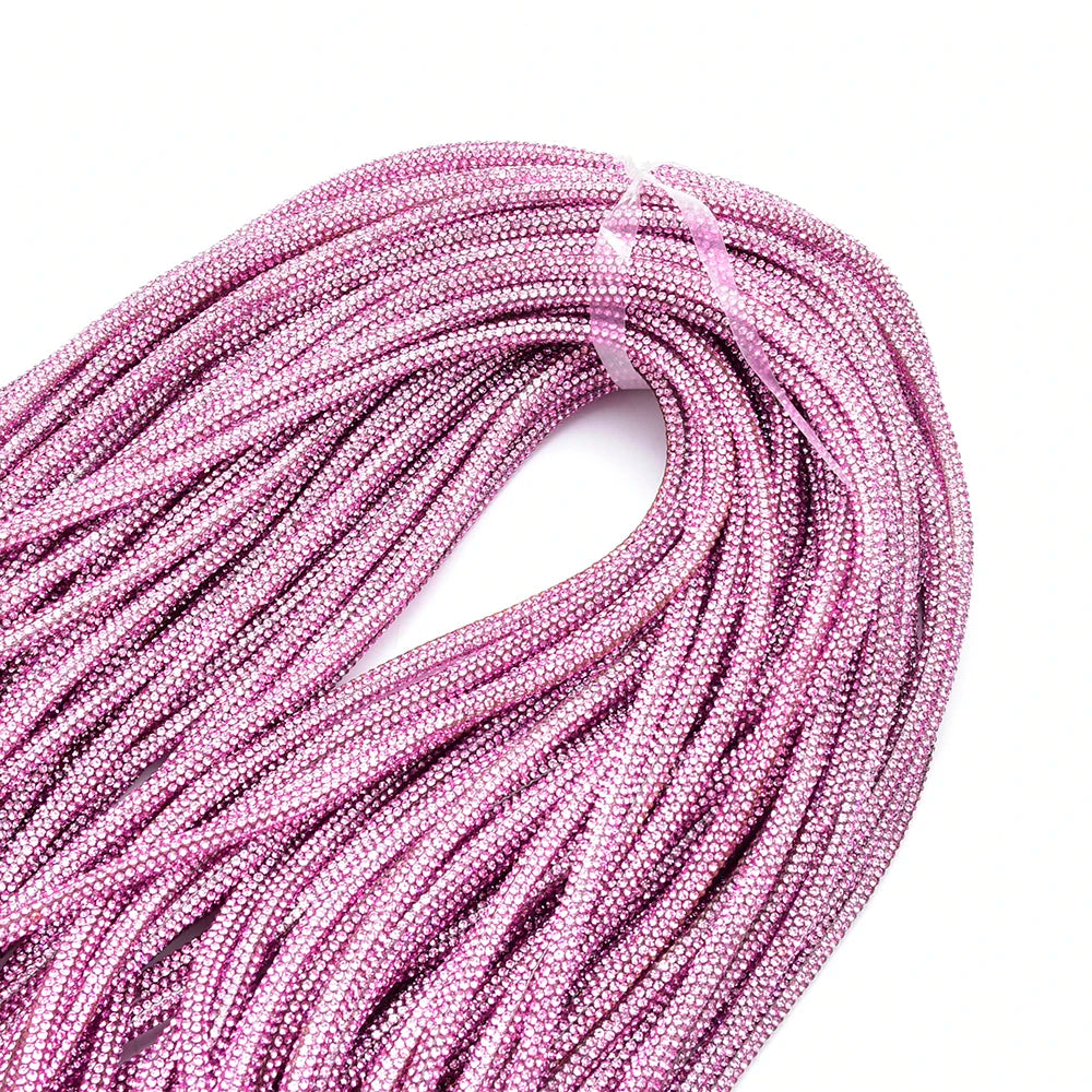 Crystal Rhinestone Drawstring Cord & Aglet Accessories — product view 10