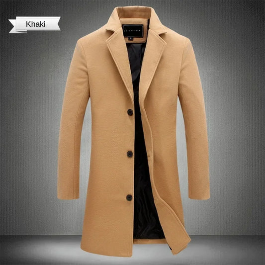 Men's Long Tailored Coat