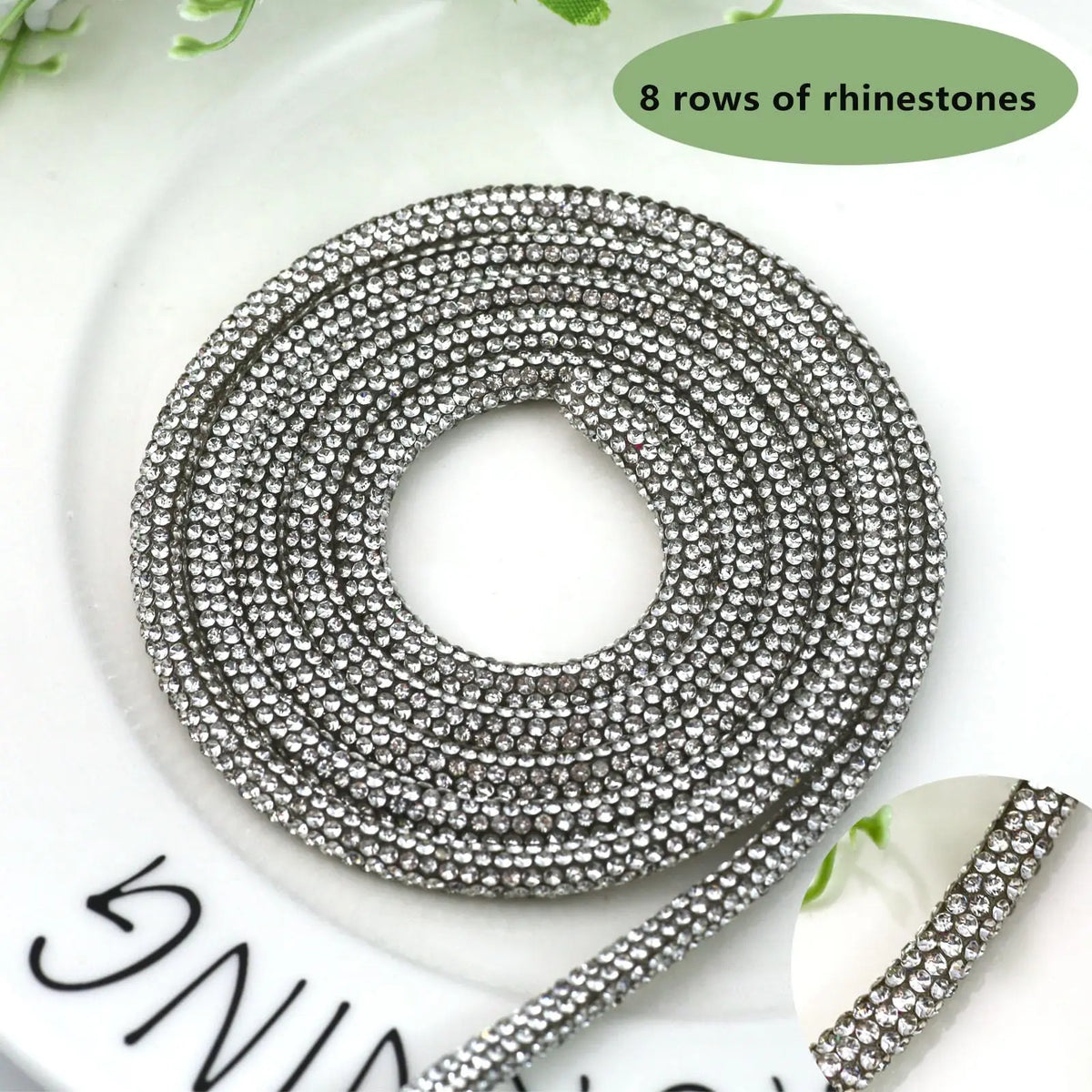 Crystal Rhinestone Craft Cord — 6 mm, 5 m — product view 3