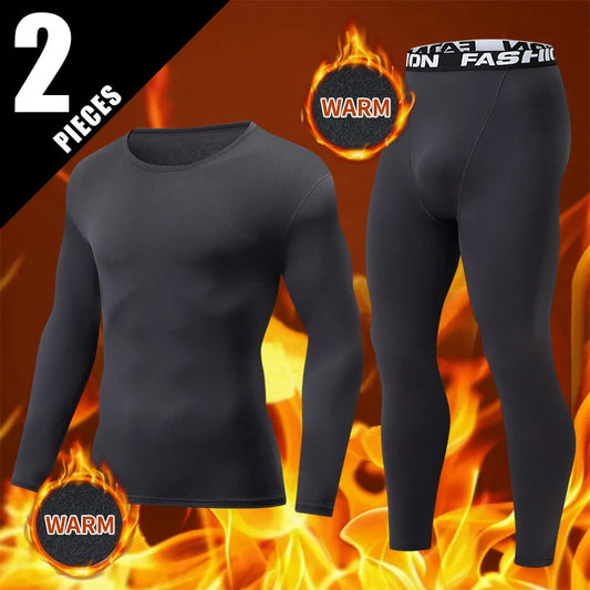Men's Two-Piece Thermal Underwear Set