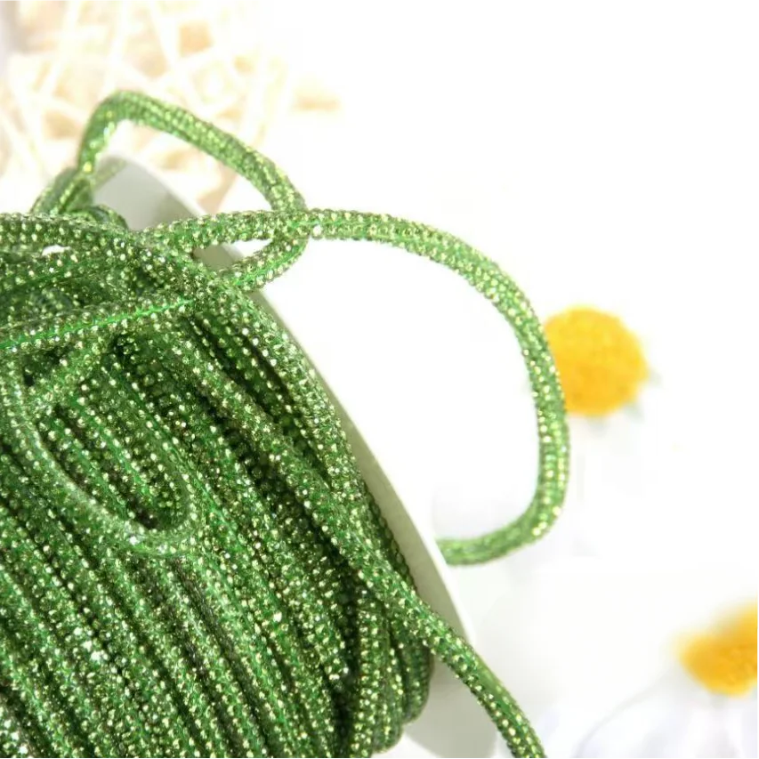 Crystal Rhinestone Cotton Cord — 5/6 mm, 50 yd — product view 15