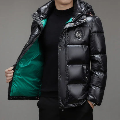 Men's Hooded Zip-Up Winter Jacket — original product gallery image 5