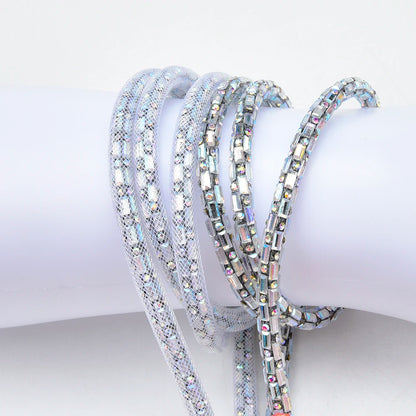 Crystal Rhinestone Cord Trim — 6 mm, 2 yd — product view 9
