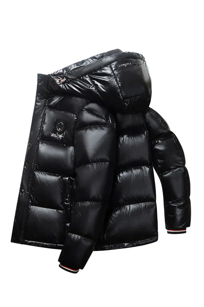 Men's Hooded Zip-Up Winter Jacket — original product gallery image 6