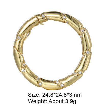 Rhinestone Carabiner Clasp for Jewellery Making — product view 41