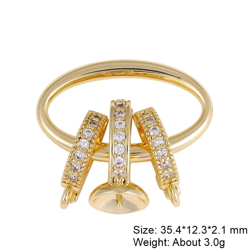 Rhinestone Carabiner Clasp for Jewellery Making — product view 10