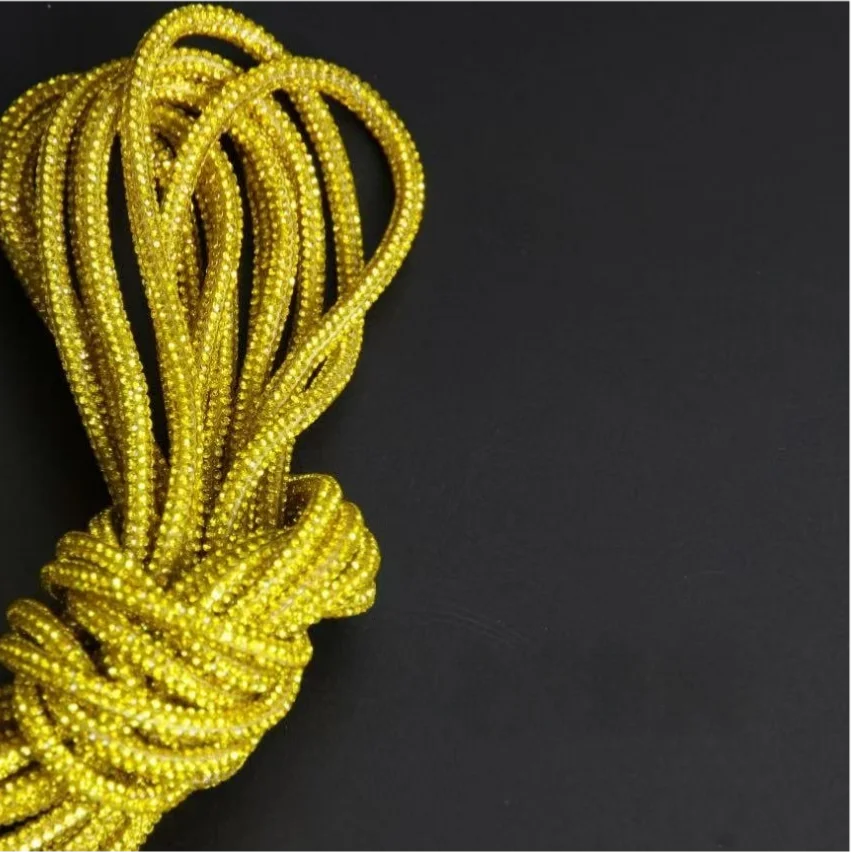 Crystal Rhinestone Cotton Cord — 5/6 mm, 50 yd — product view 13