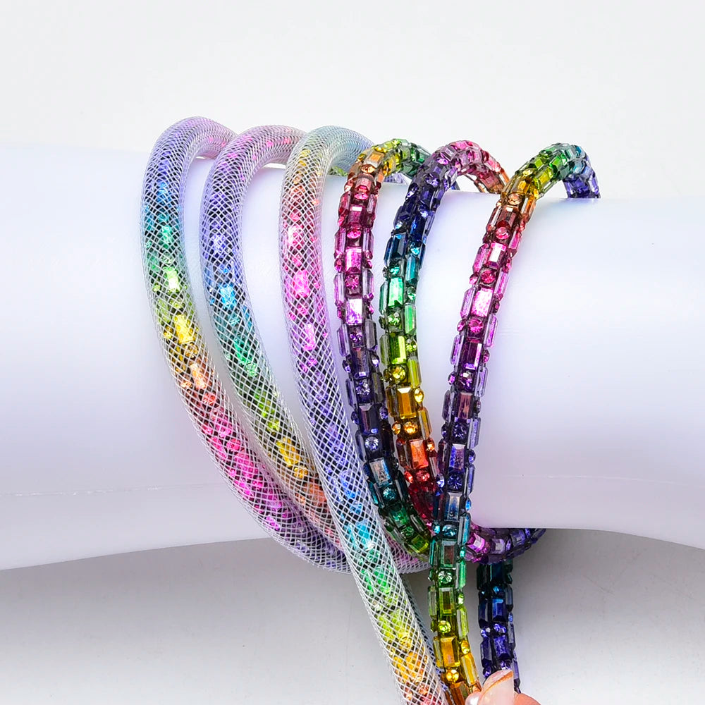 Crystal Rhinestone Cord Trim — 6 mm, 2 yd — product view 10