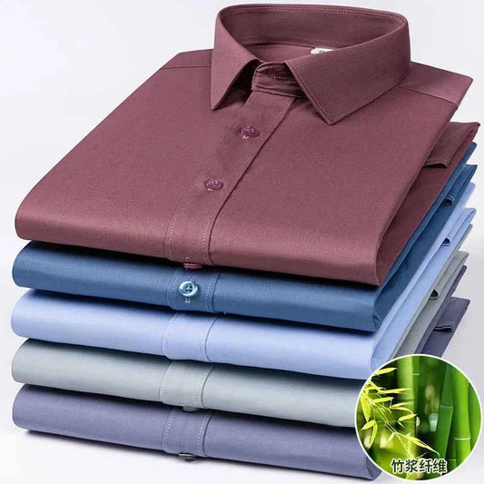 Men's Slim-Fit Long-Sleeve Shirt
