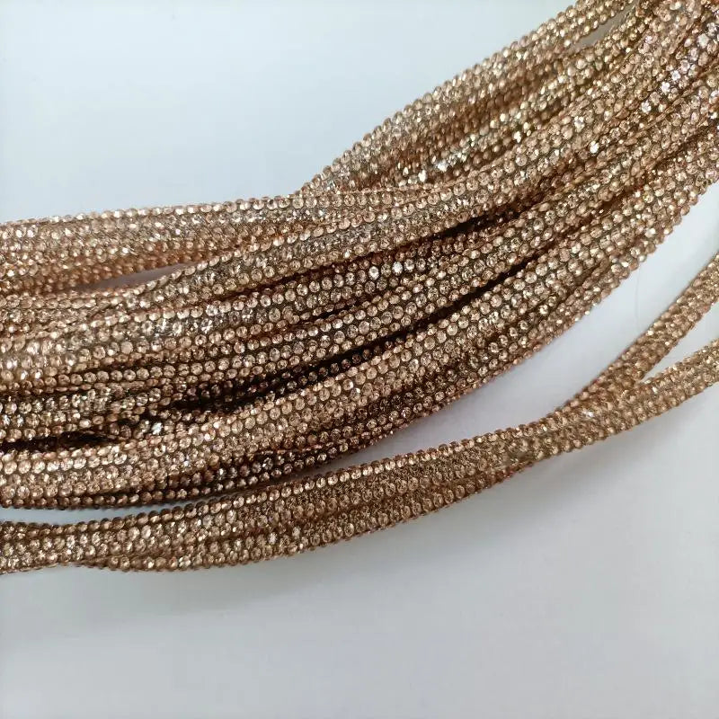 Crystal Rhinestone Cotton Cord — 5/6 mm, 50 yd — product view 16