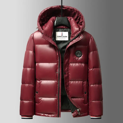 Men's Hooded Zip-Up Winter Jacket — original product gallery image 2