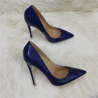 Zapatos de tacón de aguja de punta para mujer