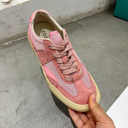Zapatillas de entrenamiento de mujer de malla transpirable con suela blanda
