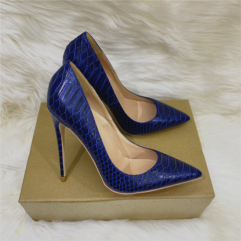 Zapatos de tacón de aguja de punta para mujer