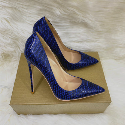 Zapatos de tacón de aguja de punta para mujer