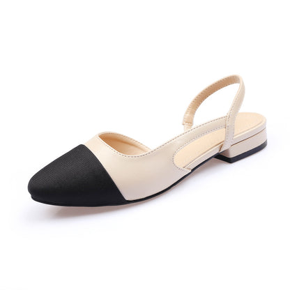 Zapatos nuevos individuales para mujer Verano Ins con falda Zapatos Sandalias combinables